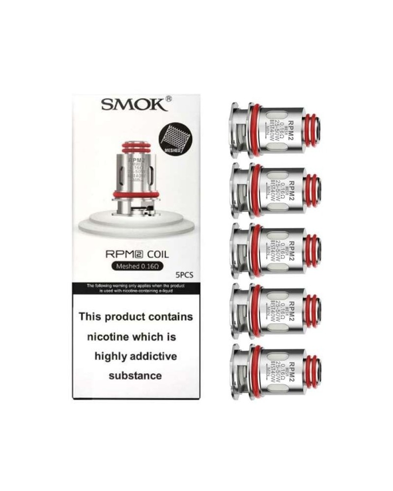 Smok RPM 2 Coils - 5 Pack | Genuine Smok Replacement Coils