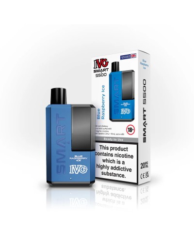 Blue Raspberry Ice - IVG Smart 5500 | 3 for £30