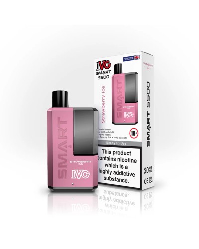 Strawberry Ice - IVG Smart 5500 | 3 for £30