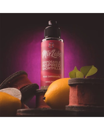 Pink Lemonade Mix Labs Shortfill 100ml | Buy 2 get 3rd for £1