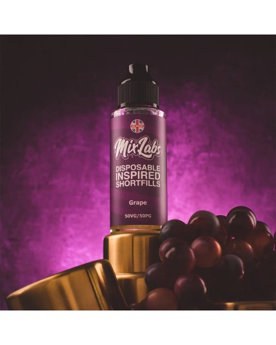 Grape Mix Labs Shortfill 100ml | Buy 2 get 3rd for £1