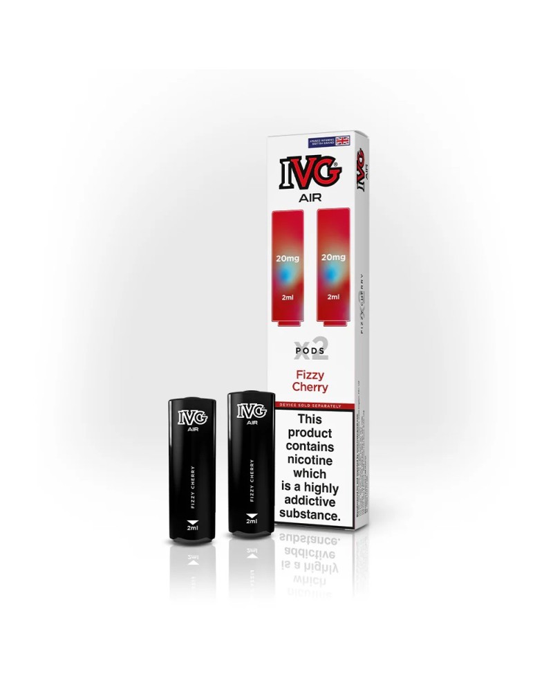 Fizzy Cherry IVG Air Pods 2 pack | 2 for £8