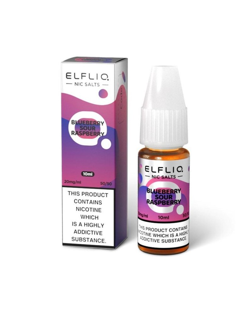 Blueberry Sour Raspberry Elfliq Nic Salt 10ml | 4 for £12