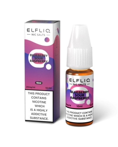 Blueberry Sour Raspberry Elfliq Nic Salt 10ml | 4 for £12