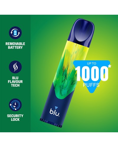 Kiwi Passionfruit Blu Bar 1000 Disposable | 3 for £12