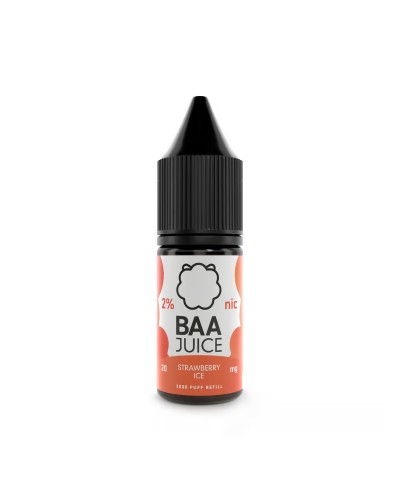 Strawberry Ice Baa Juice Nic Salt | 4 for £10