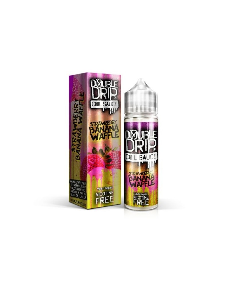 Strawberry Banana Waffle DOUBLE DRIP Coil Sauce | Buy 2 get 3rd for £1