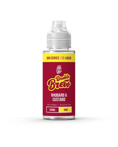 Rhubarb & Custard OHM BREW Double Brew 100ml | Buy 2 get 3rd for £1