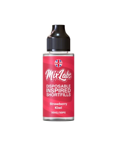 Strawberry Kiwi Mix Labs Shortfill 100ml | Buy 2 get 3rd for £3