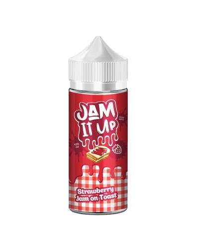 Jam it up strawberry jam on toast 100ml eliquid