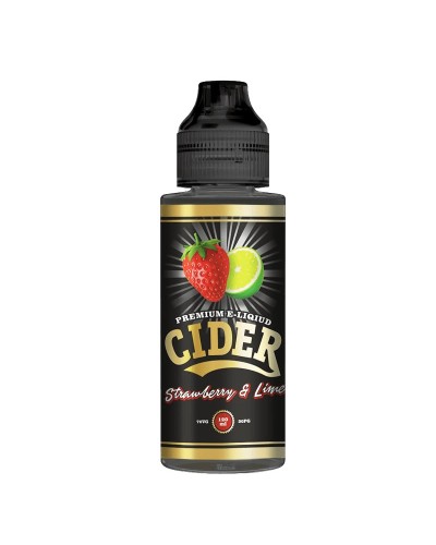 Strawberry & Lime Cider - 100ml - 70/30 - Premium Taste