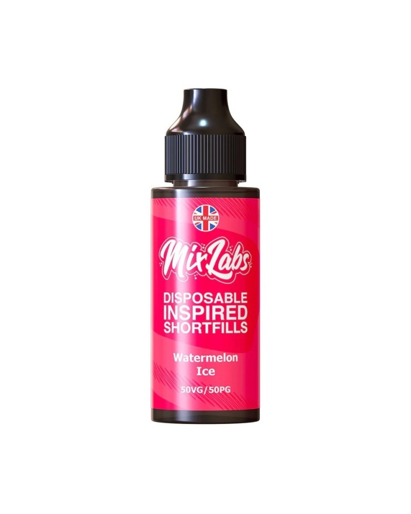 Watermelon Ice Mix Labs Shortfill 100ml | Buy 2 get 3rd for £1