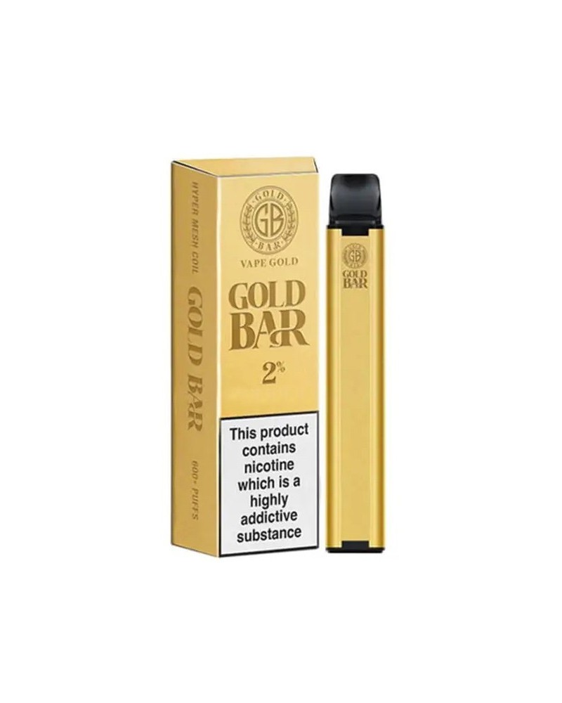 Blue Raspberry Gold Bar Gold Bar 600 Puffs Disposable
