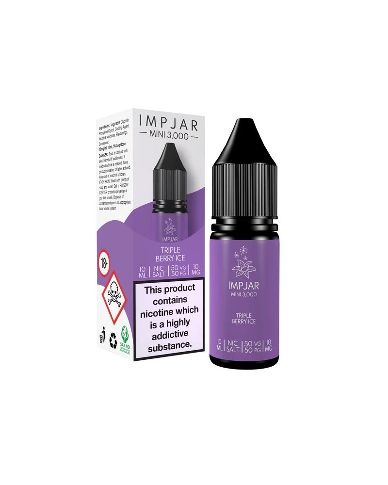 Triple Berry Disposable inspired Nic Salts by imp jar 10mg & 20mg